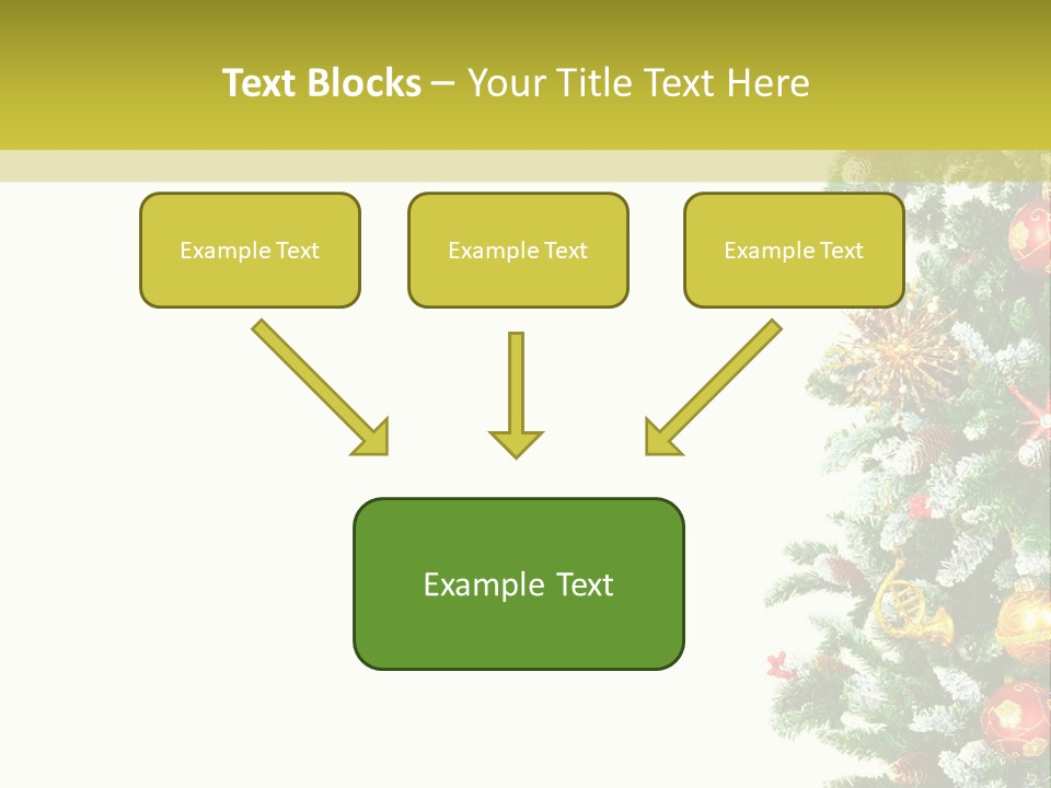 Isolated Noel Decorate PowerPoint Template