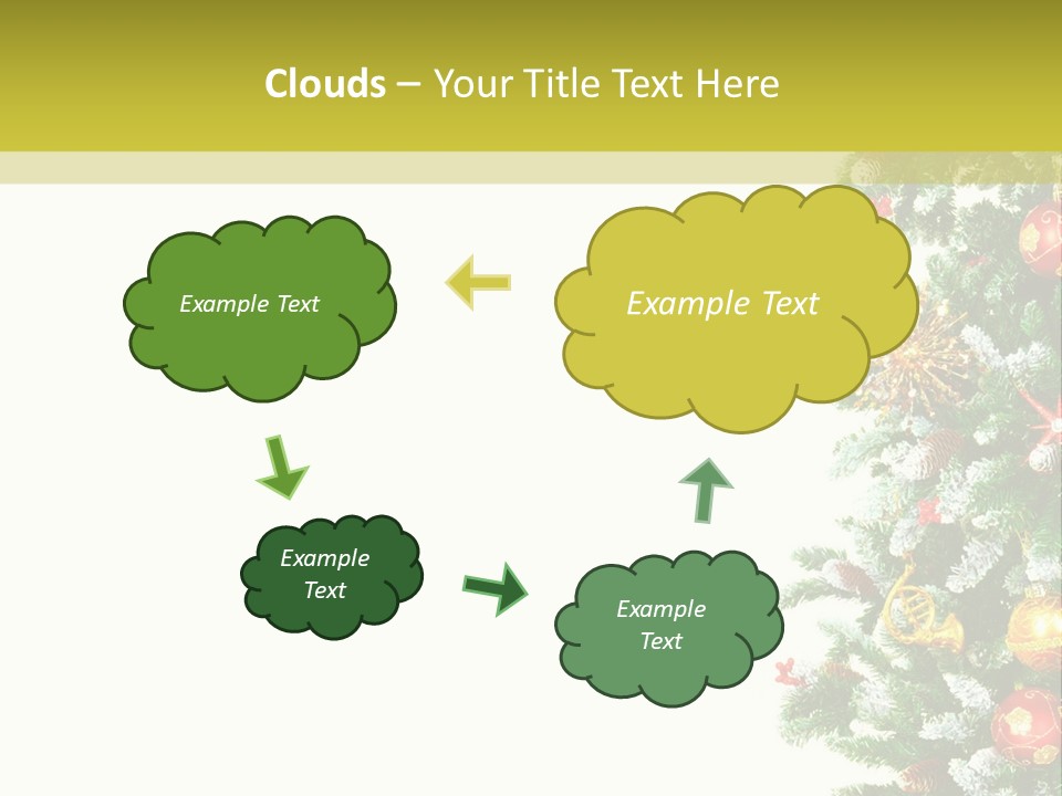 Isolated Noel Decorate PowerPoint Template