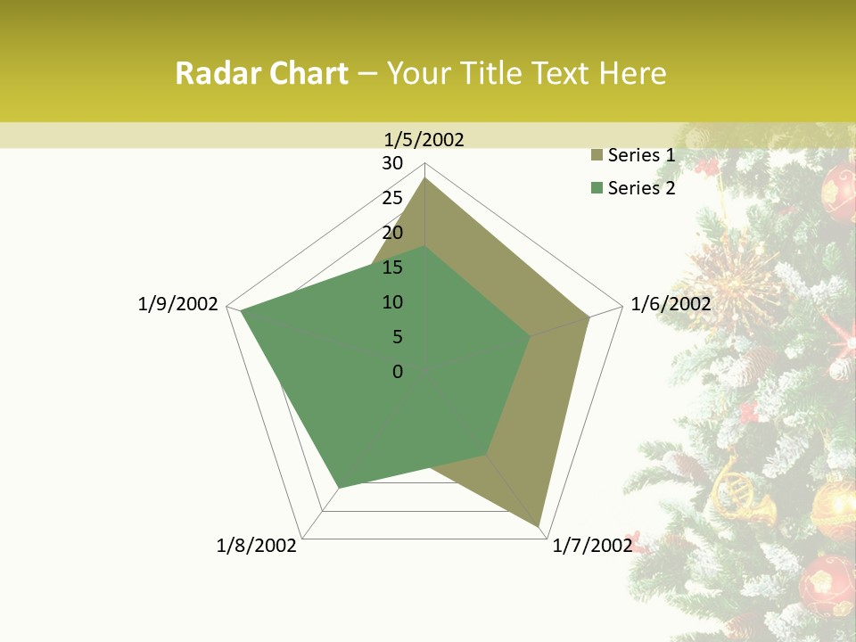 Isolated Noel Decorate PowerPoint Template