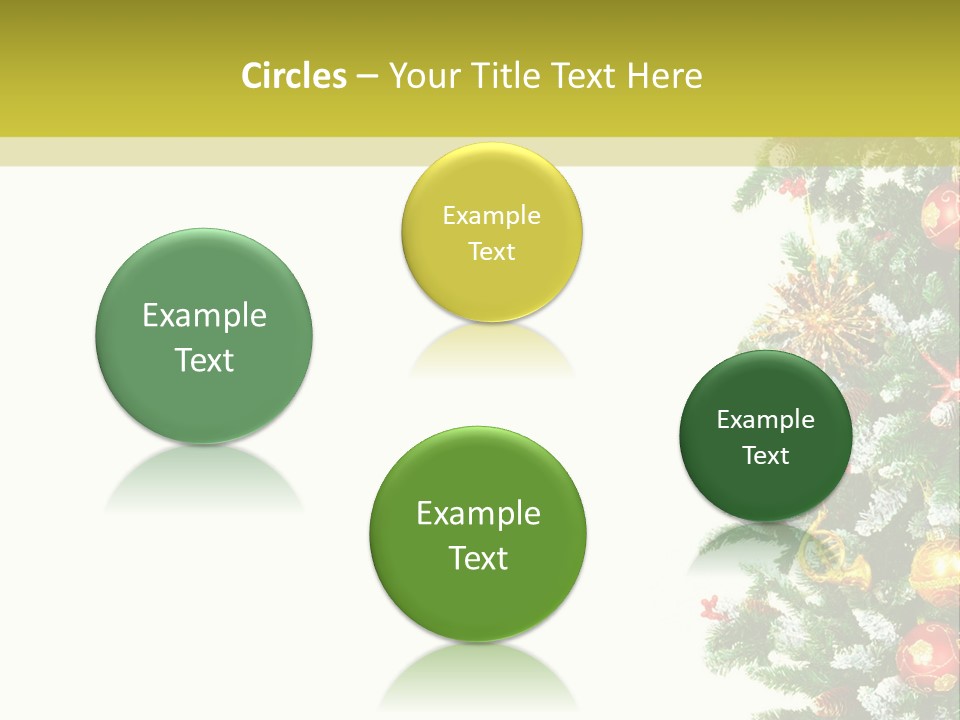 Isolated Noel Decorate PowerPoint Template