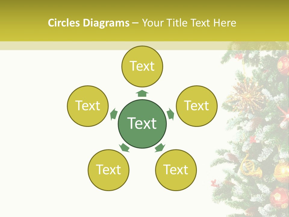 Isolated Noel Decorate PowerPoint Template