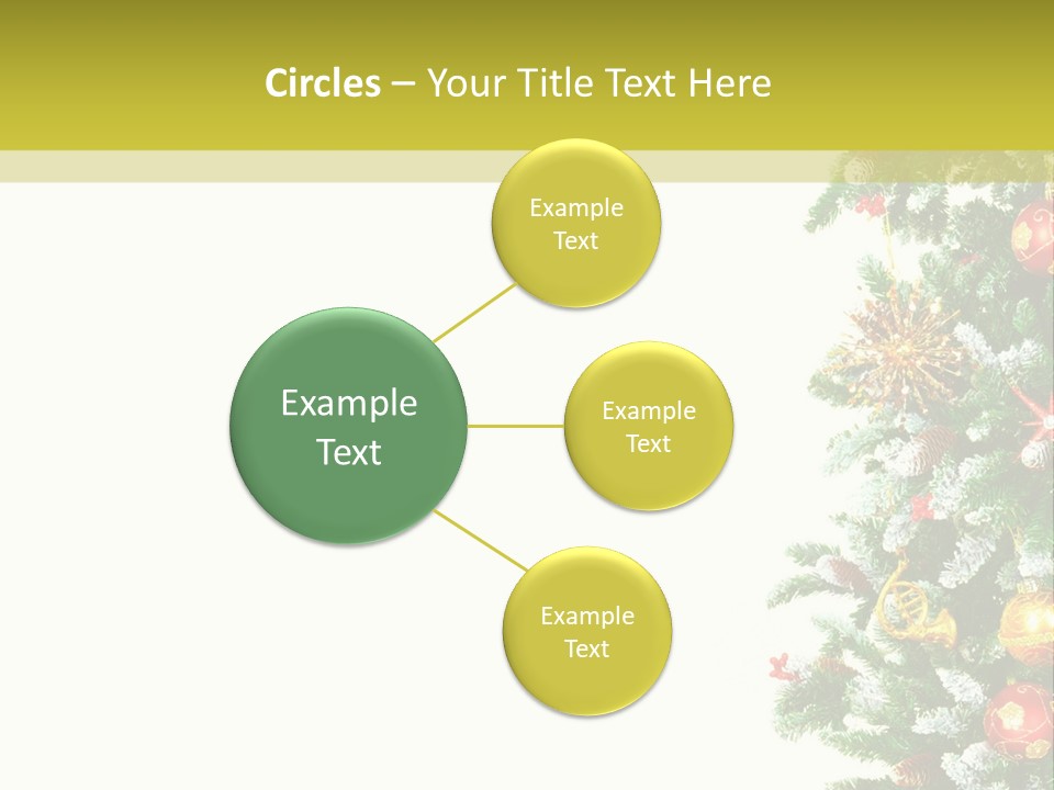 Isolated Noel Decorate PowerPoint Template