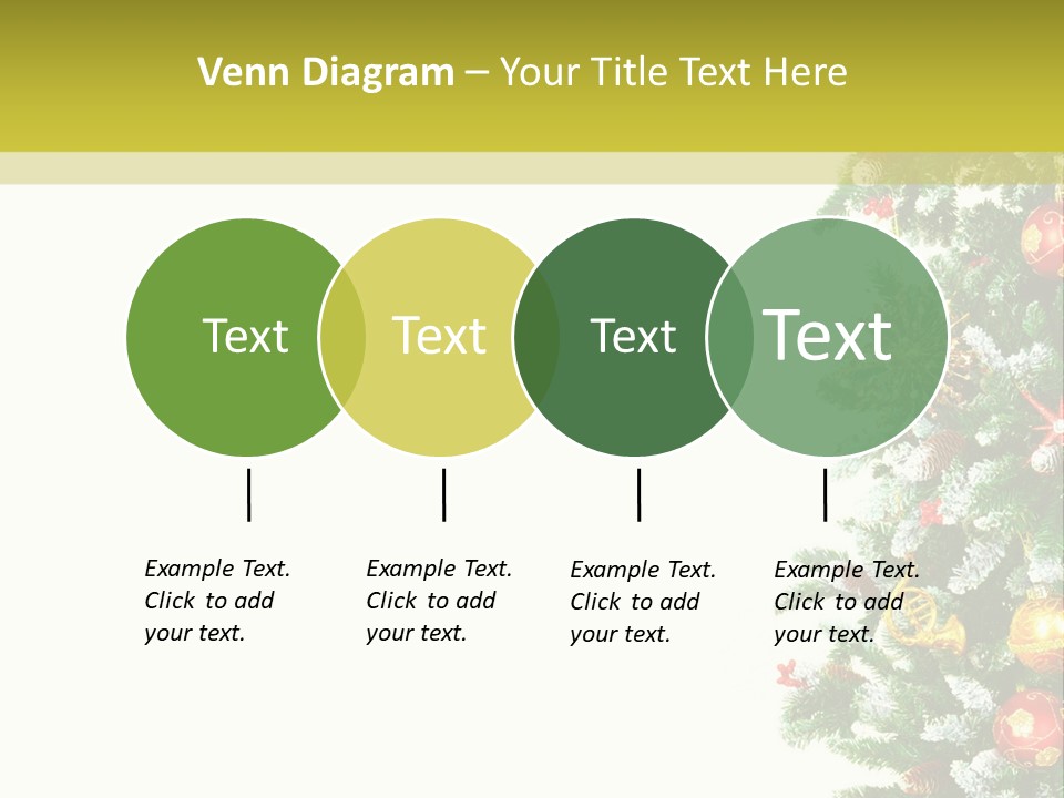 Isolated Noel Decorate PowerPoint Template