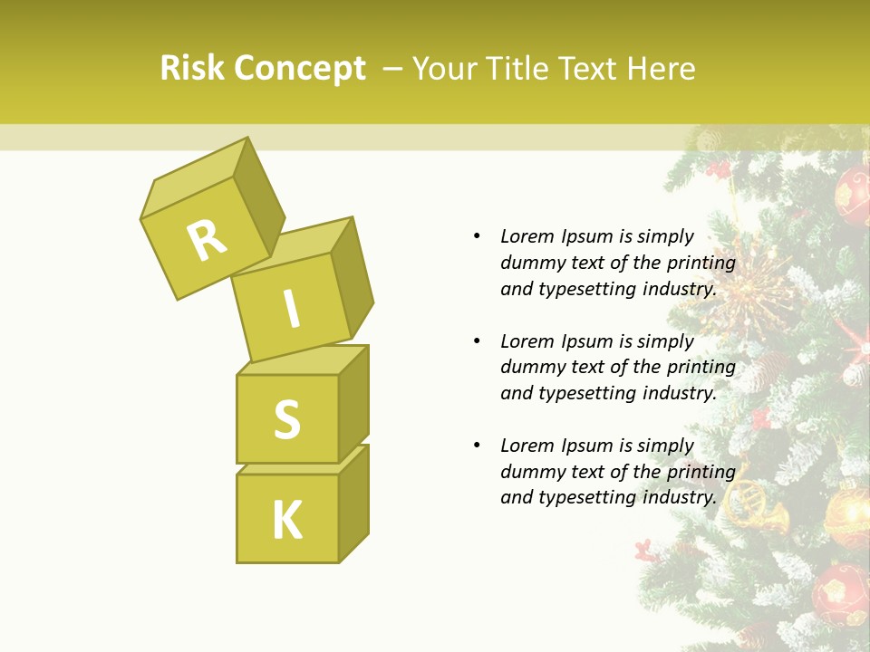 Isolated Noel Decorate PowerPoint Template