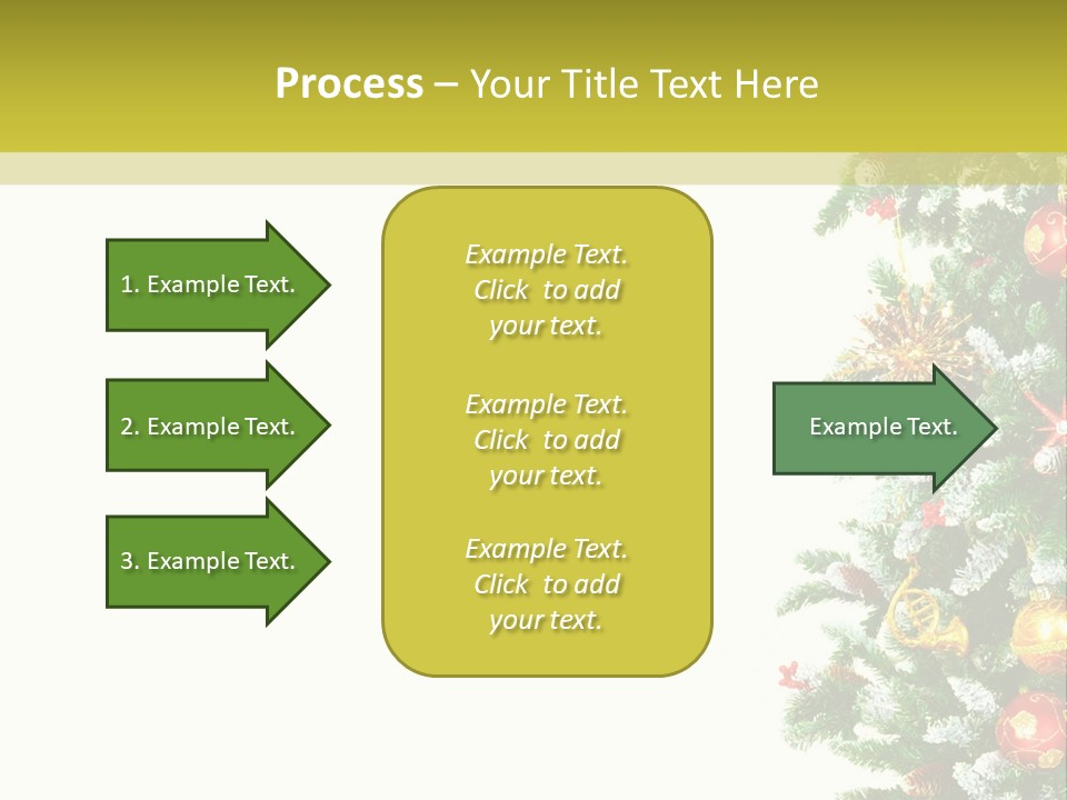 Isolated Noel Decorate PowerPoint Template