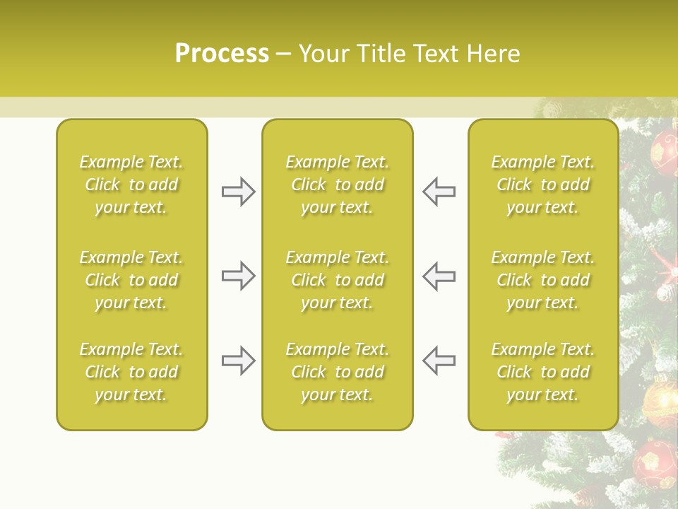 Isolated Noel Decorate PowerPoint Template