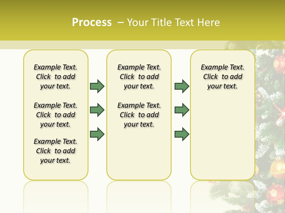 Isolated Noel Decorate PowerPoint Template
