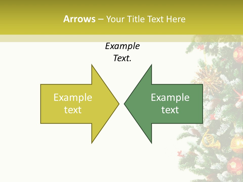 Isolated Noel Decorate PowerPoint Template