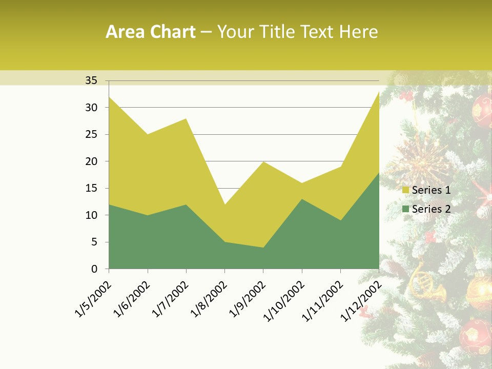 Isolated Noel Decorate PowerPoint Template