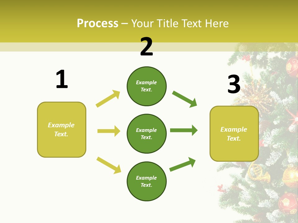 Isolated Noel Decorate PowerPoint Template