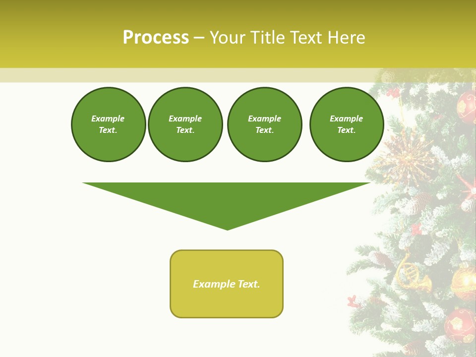 Isolated Noel Decorate PowerPoint Template
