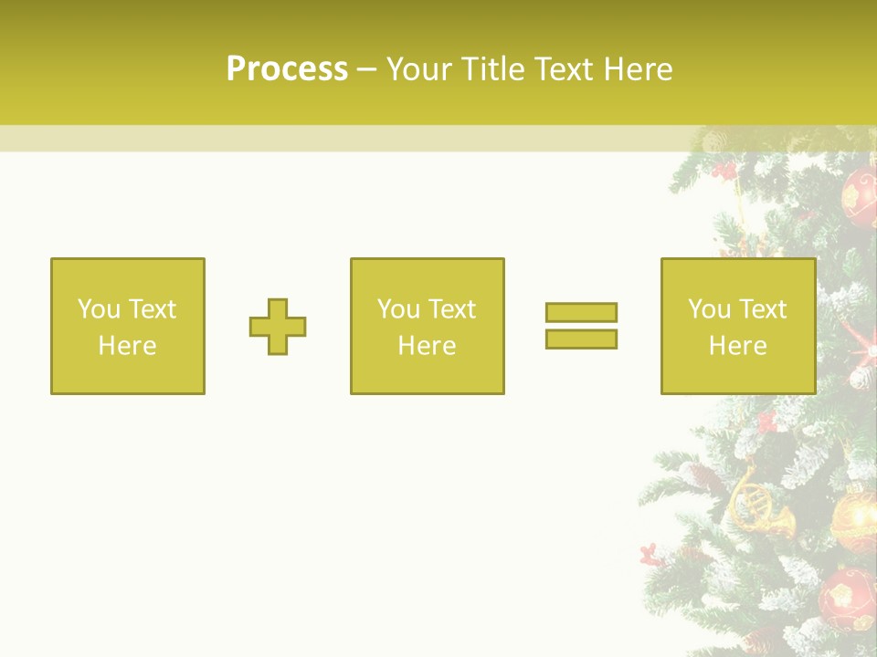 Isolated Noel Decorate PowerPoint Template