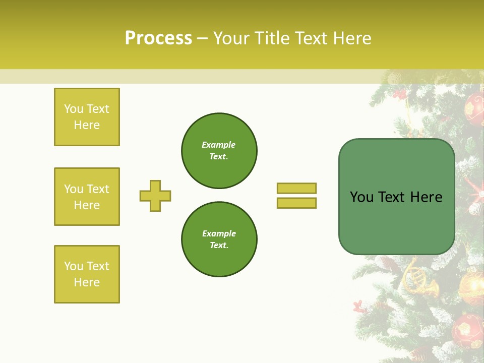 Isolated Noel Decorate PowerPoint Template