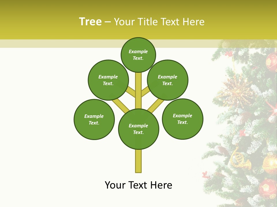 Isolated Noel Decorate PowerPoint Template