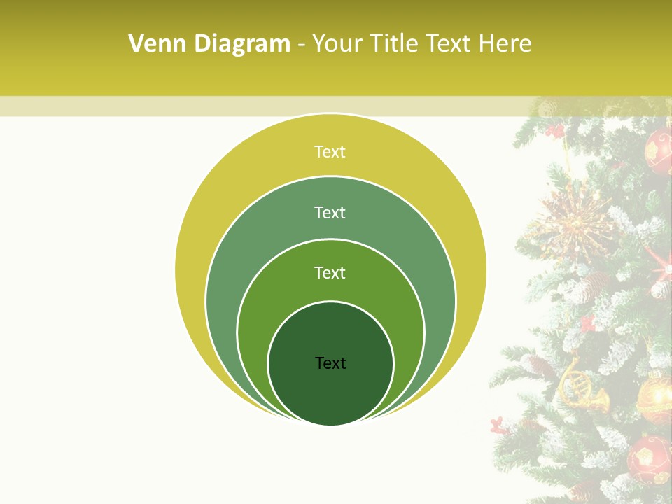Isolated Noel Decorate PowerPoint Template
