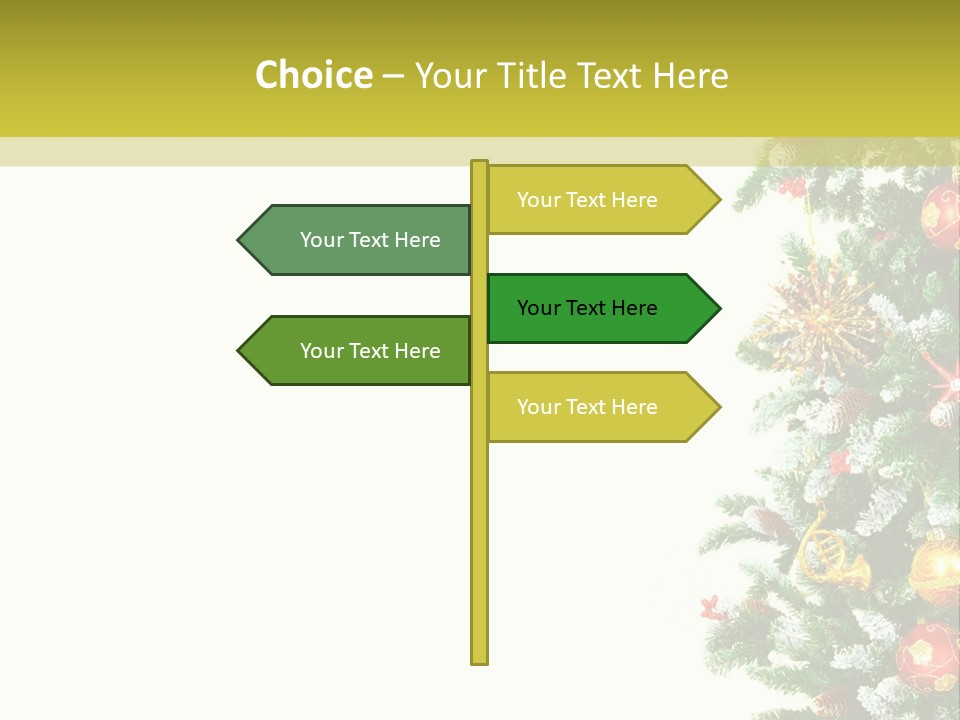 Isolated Noel Decorate PowerPoint Template