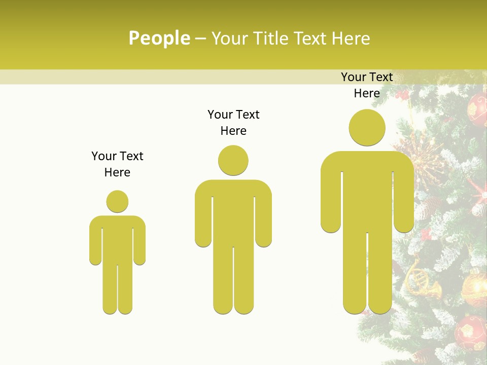 Isolated Noel Decorate PowerPoint Template