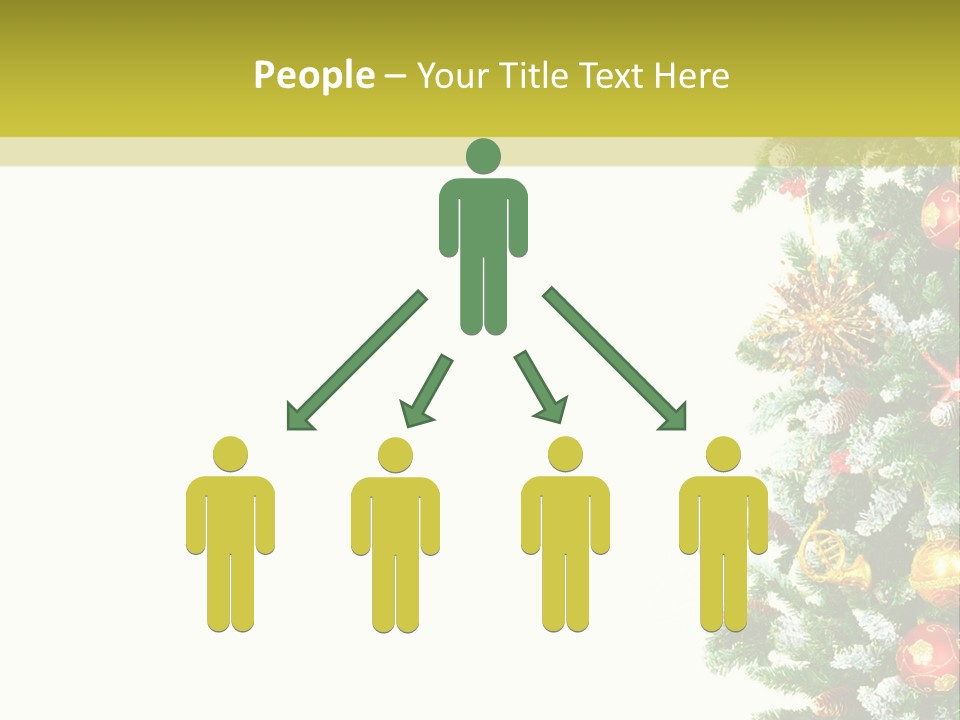 Isolated Noel Decorate PowerPoint Template