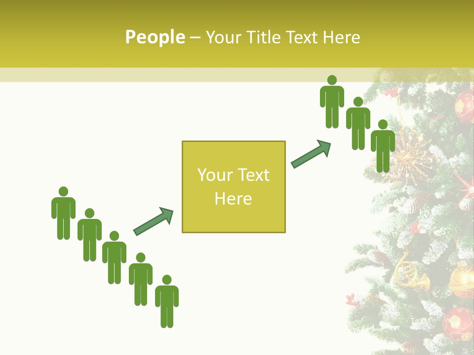 Isolated Noel Decorate PowerPoint Template