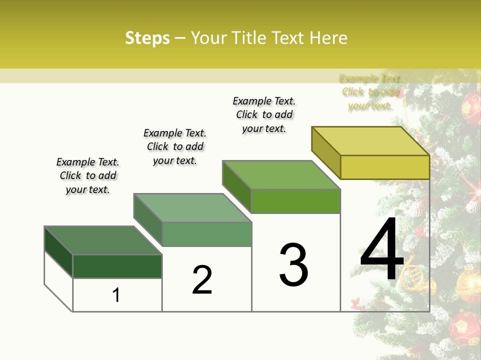 Isolated Noel Decorate PowerPoint Template