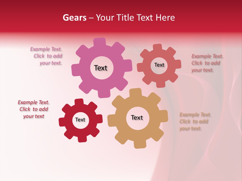 Decoration Pine Toys PowerPoint Template