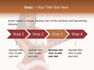 Lipstick Sexy Women PowerPoint Template