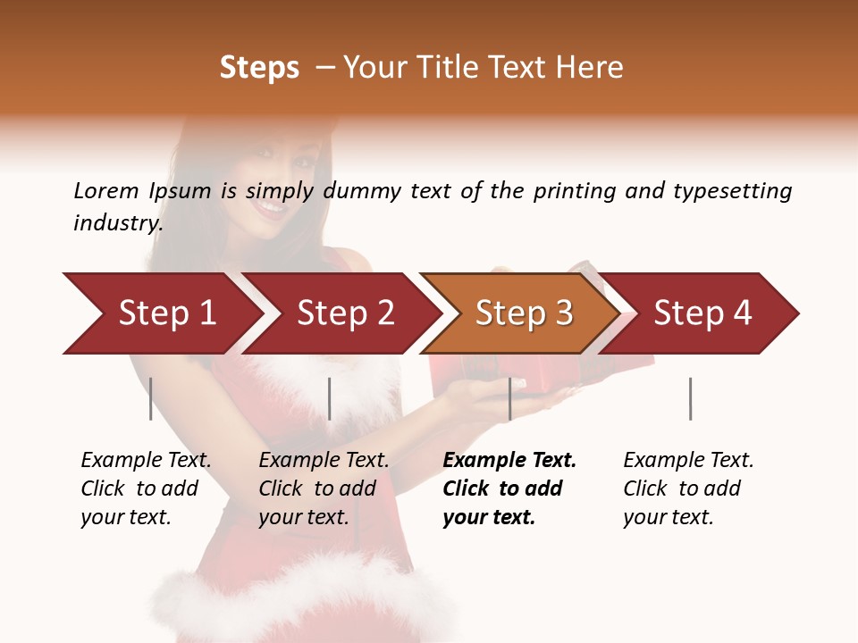 Lipstick Sexy Women PowerPoint Template