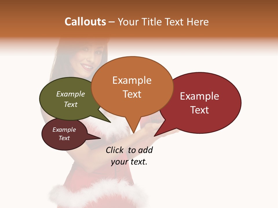 Lipstick Sexy Women PowerPoint Template