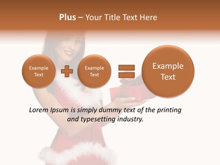 Lipstick Sexy Women PowerPoint Template