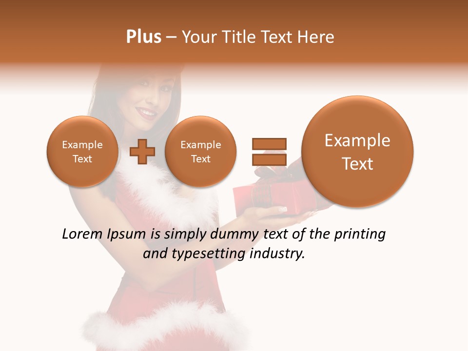 Lipstick Sexy Women PowerPoint Template