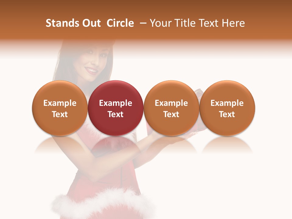 Lipstick Sexy Women PowerPoint Template