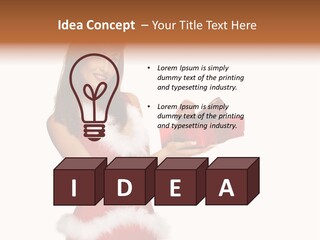 Lipstick Sexy Women PowerPoint Template