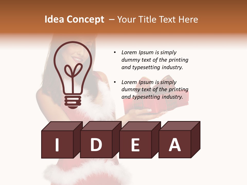 Lipstick Sexy Women PowerPoint Template