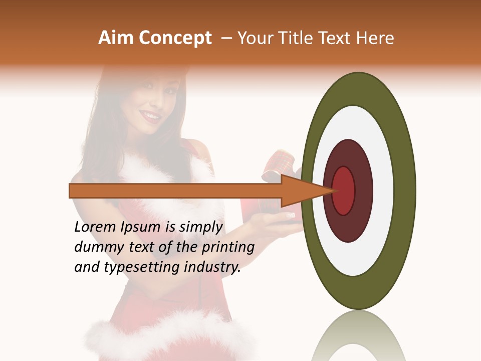Lipstick Sexy Women PowerPoint Template