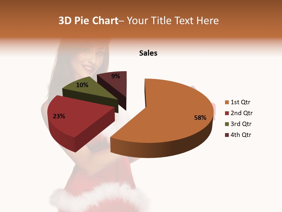 Lipstick Sexy Women PowerPoint Template