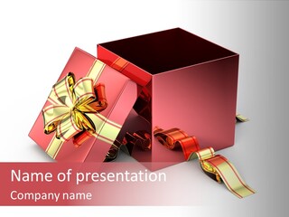 Celebration Present Package PowerPoint Template