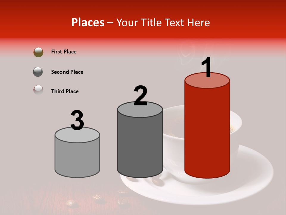 Art Texture Coffee PowerPoint Template