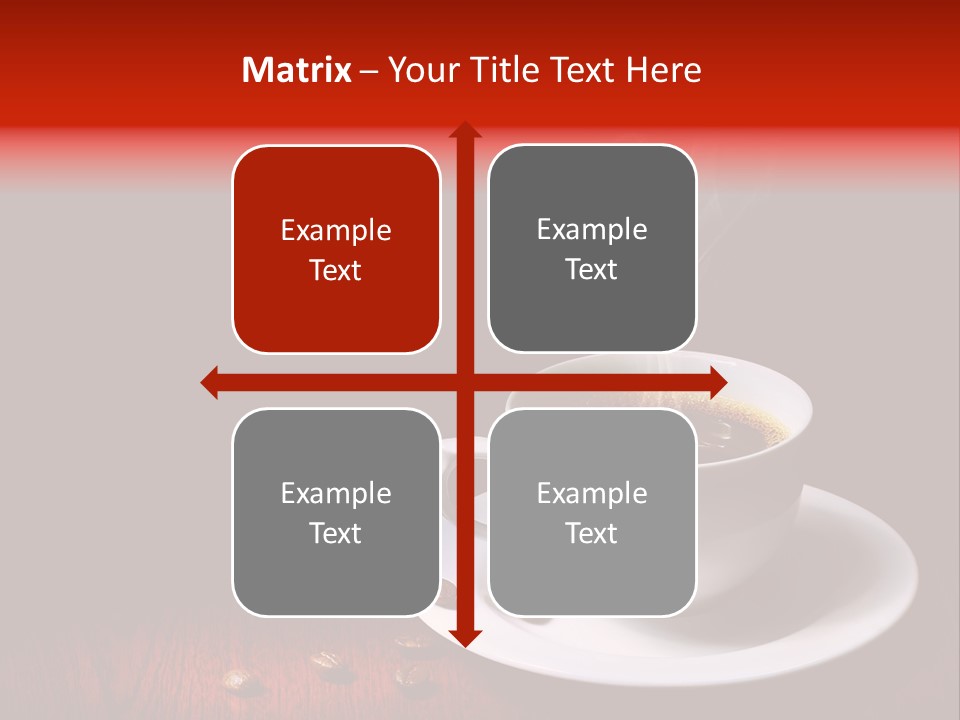 Art Texture Coffee PowerPoint Template