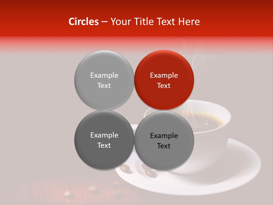 Art Texture Coffee PowerPoint Template