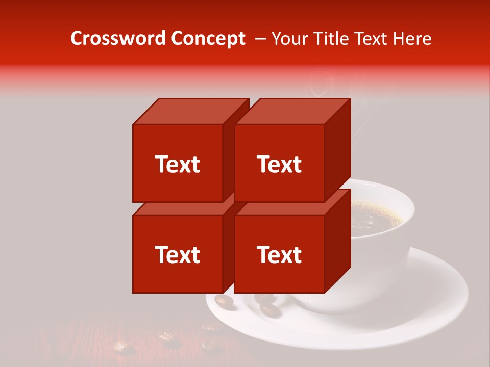 Art Texture Coffee PowerPoint Template