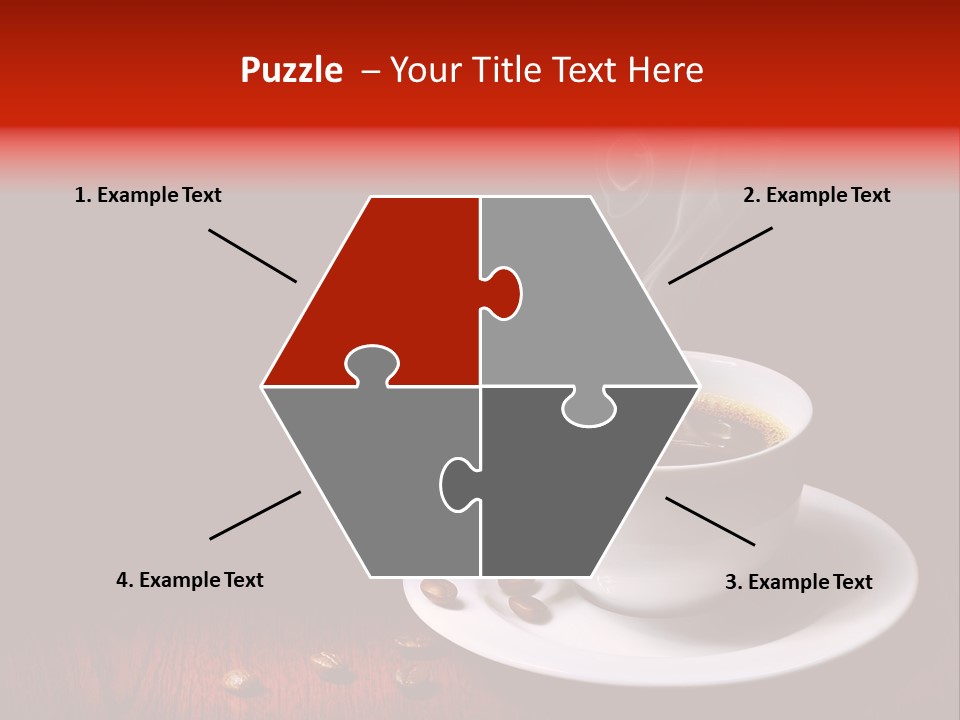 Art Texture Coffee PowerPoint Template