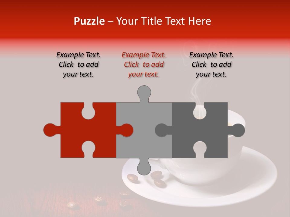 Art Texture Coffee PowerPoint Template