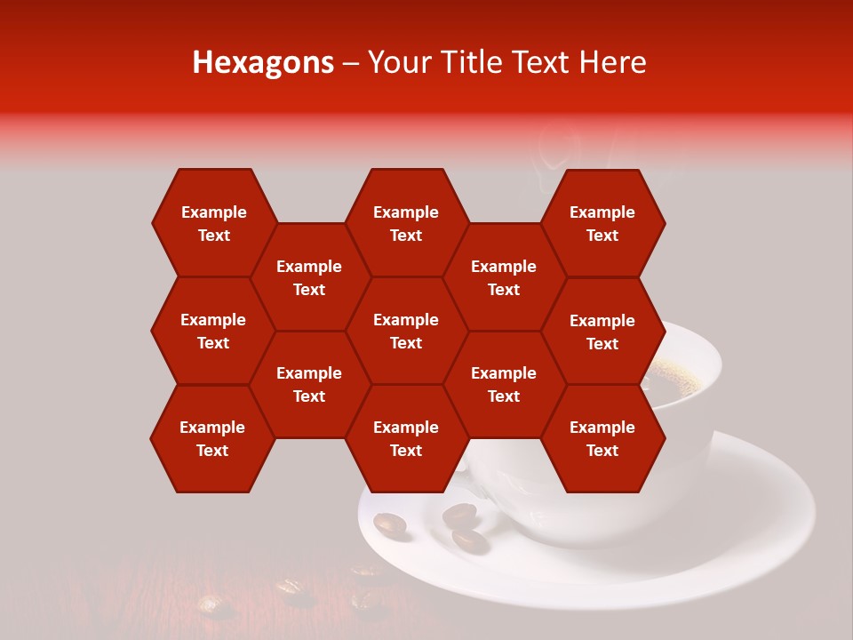 Art Texture Coffee PowerPoint Template