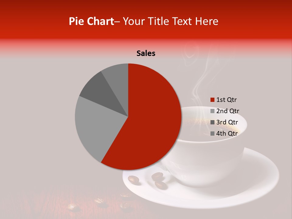 Art Texture Coffee PowerPoint Template