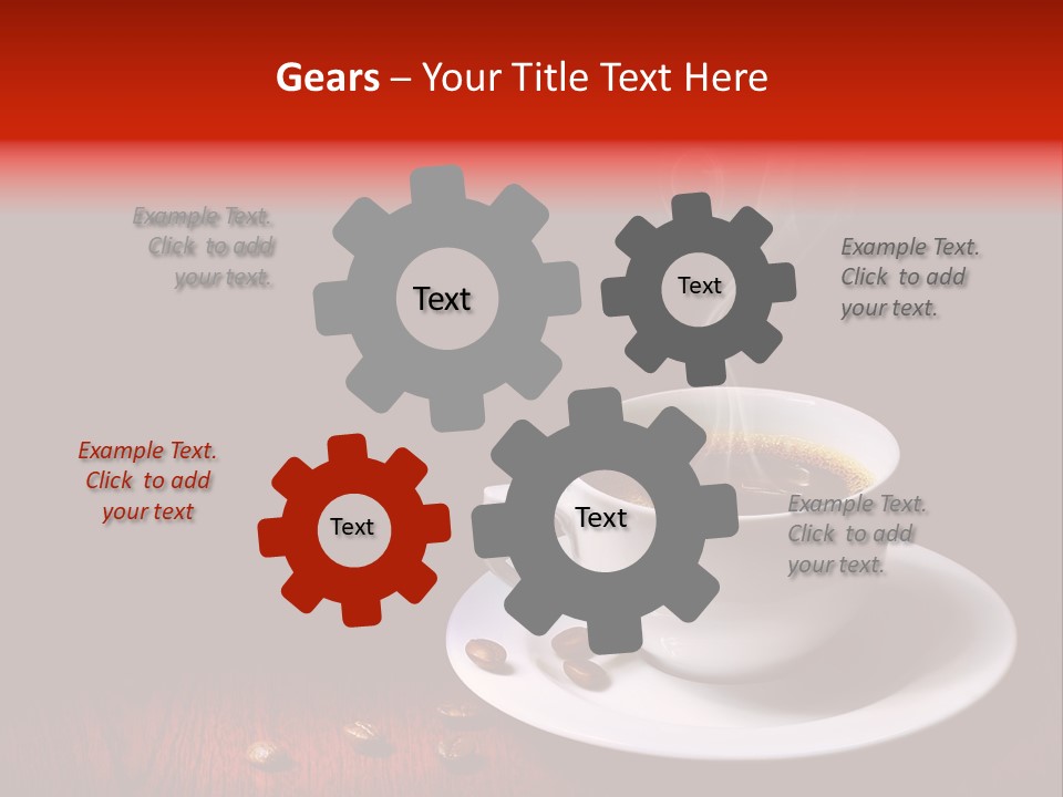 Art Texture Coffee PowerPoint Template