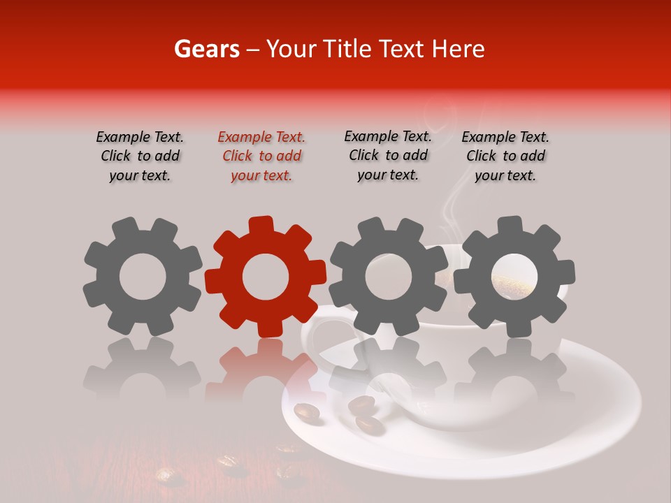 Art Texture Coffee PowerPoint Template