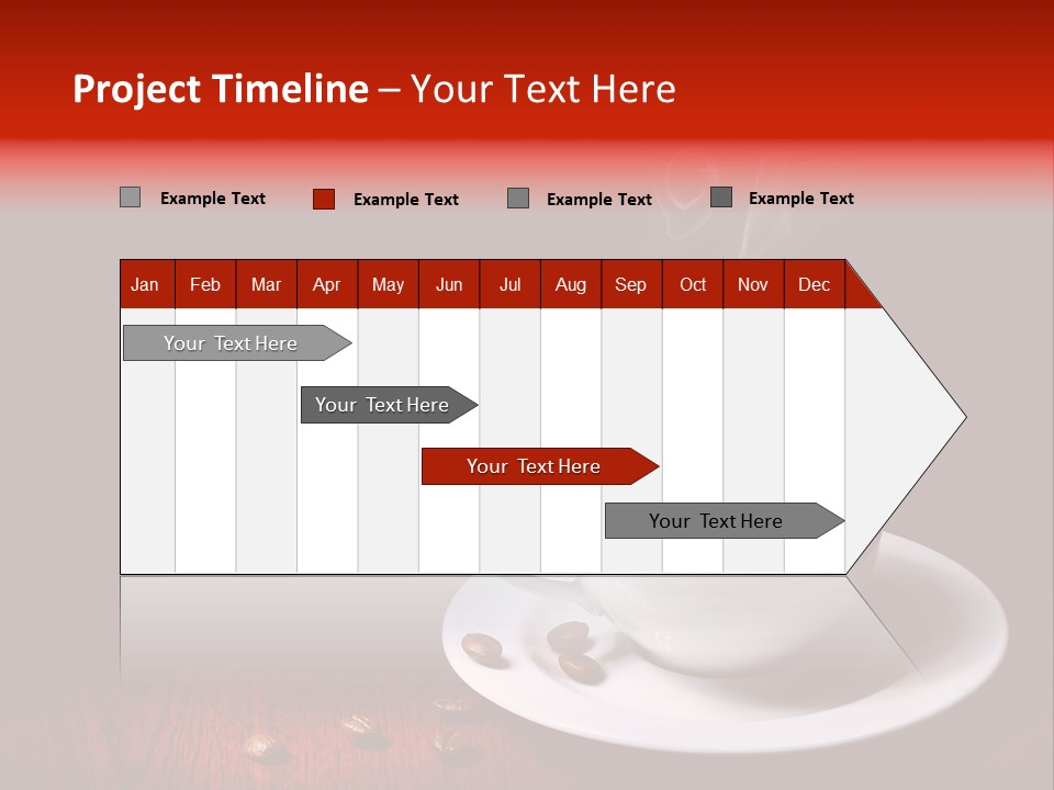 Art Texture Coffee PowerPoint Template
