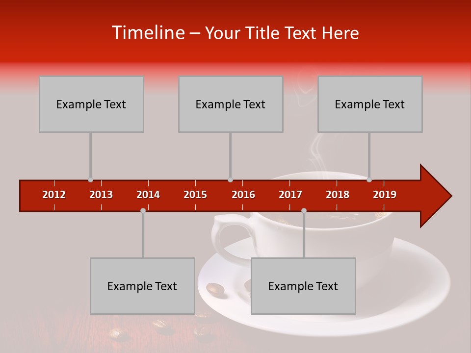 Art Texture Coffee PowerPoint Template