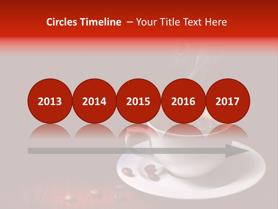 Art Texture Coffee PowerPoint Template