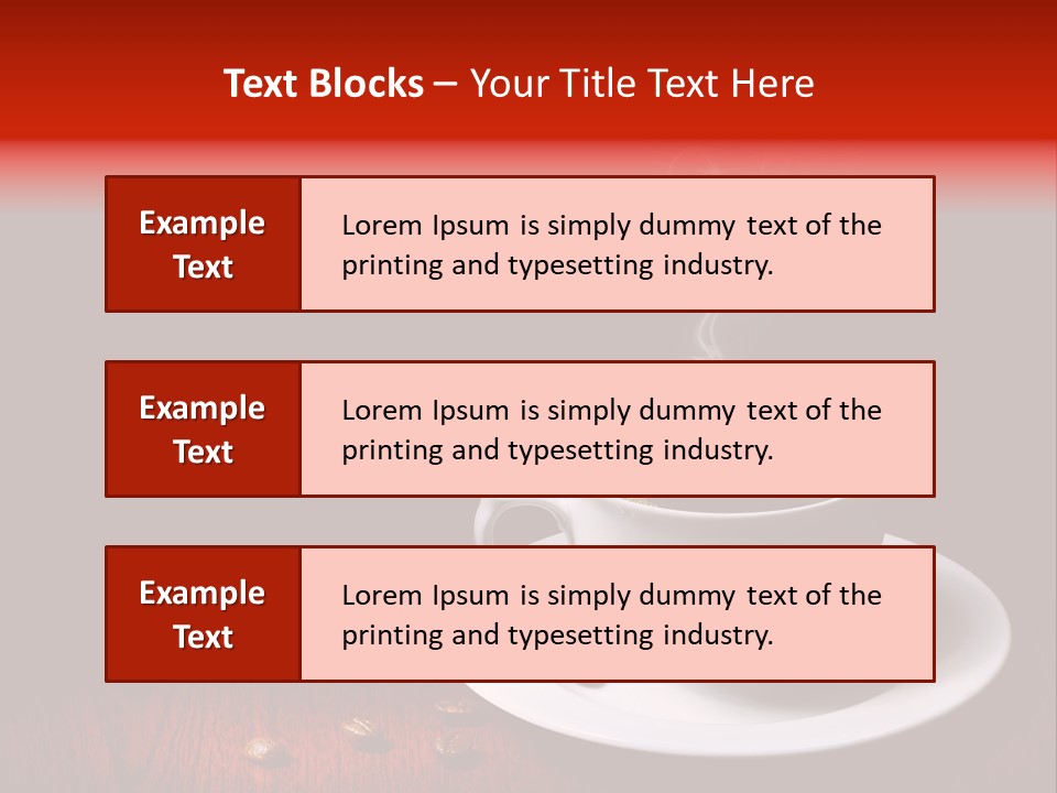 Art Texture Coffee PowerPoint Template